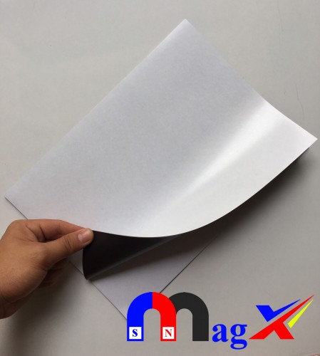 Nam Châm Dẻo Dày 0.5mm Phủ Keo Tấm A4 Mã TA405K