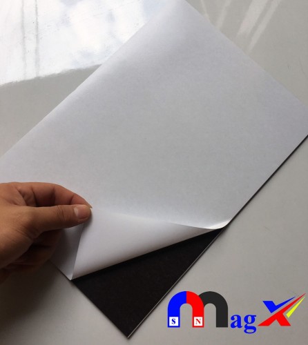Nam Châm Dẻo Dày 0.75mm Phủ Băng Keo Tấm A4 Mã TA4075K