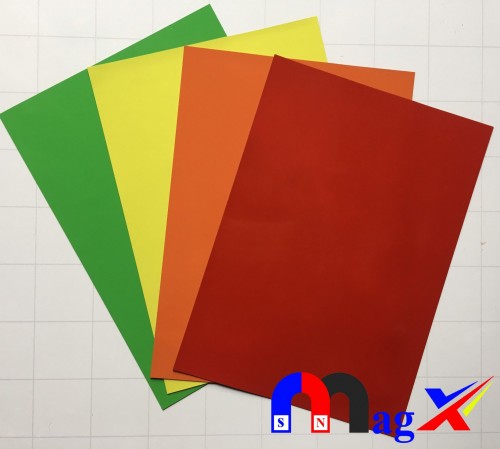 Nam Châm Dẻo Dày 0.5mm Đa Màu Sắc - Tấm A4
