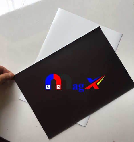 Nam Châm Dẻo Dày 0.75mm Phủ Nhựa PVC Tấm A4 Mã TA4075PVC