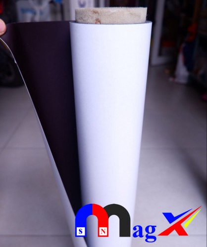 Cuộn Nam Châm Dẻo MagX Phủ Film PVC - Mã M043PVC Quy Cách 15m x 62cm x 0.75mm