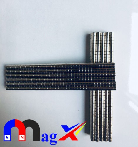Nam châm đất hiếm Ø 3x2mm - Mã N35-M
