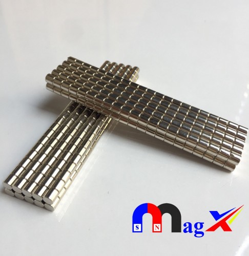 Nam châm đất hiếm Ø 3x5mm - Mã N35-M