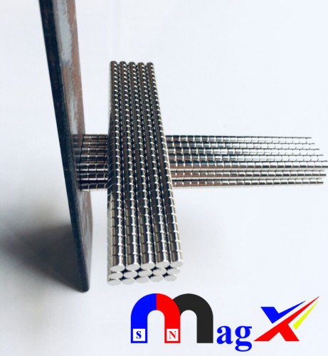 Nam châm đất hiếm Ø 4x3mm - Mã N35-M