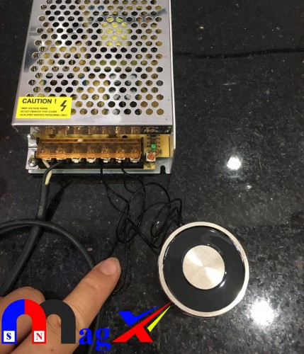 Nam châm điện 1200N - Mã LS80 - Điện áp 12VDC, 24VDC