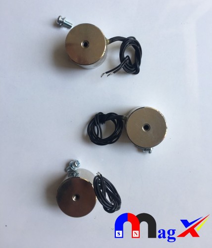 Nam châm điện 50N - Mã LS25 - Điện áp 12VDC, 24VDC