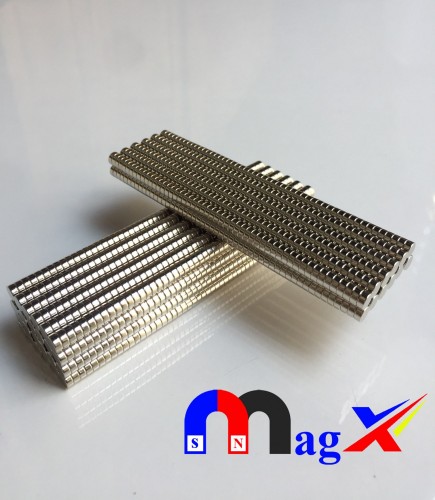 Nam châm đất hiếm Ø 5x2mm - Mã N35-M