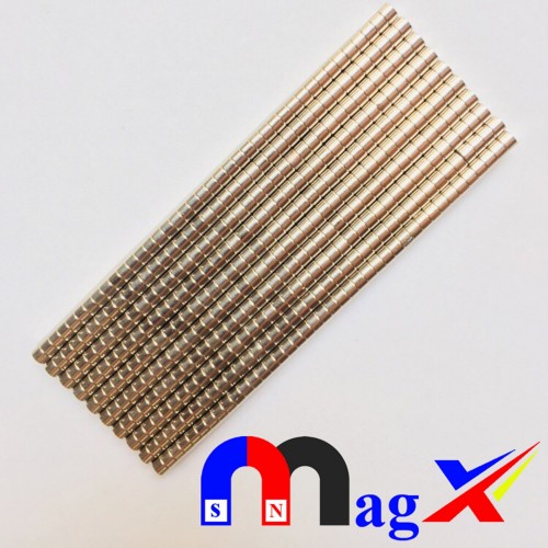 Nam châm đất hiếm Ø 2x2mm - Mã N35-M
