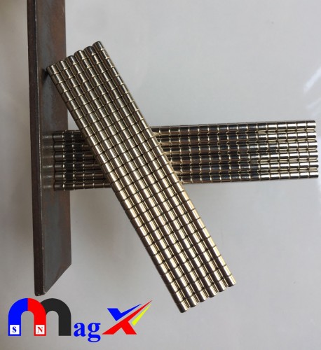Nam châm đất hiếm Ø 4x4mm - Mã N35-M