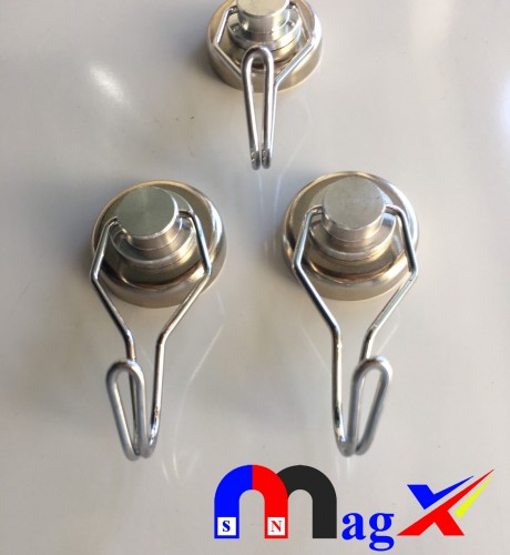 Móc Treo Nam Châm D32 - Treo Ngang Xoay 360